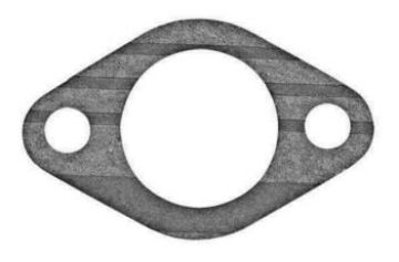 Show details for Mercury-Mercruiser 27-49110 GASKET Circulating Water  Picture of Mercury-Mercruiser 27-49110 GASKET Circulating Water